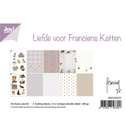 6011/0577 Papierset  A4 Liefde voor Franciens Katten