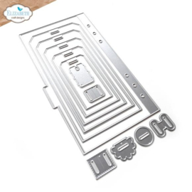 EC2055 Elizabeth Craft Metal Dies Tab 4 with tags