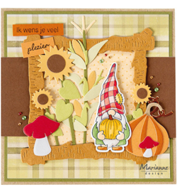 CR1633 Marianne Design Craftables Corn & Sunflowers by Marleen