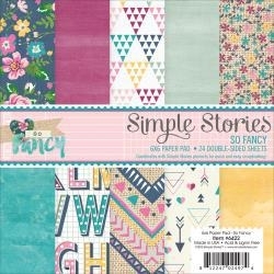 445720 Simple Stories Double-Sided Paper Pad So Fancy 6"X6"