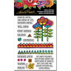 247911 Stampendous Perfectly Clear Stamps Rubber Kindred Borders 7.25"X 4.625"