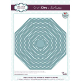 CED5535 Creative Expressions Noble decorative snijmal Squared octagons
