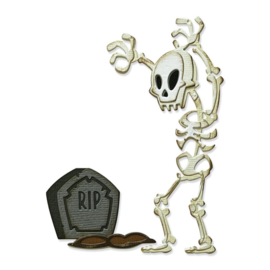 665554 Sizzix Thinlits Dies Mr. Bones Colorize By Tim Holtz 9/Pkg