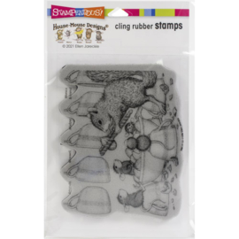 Stampendous - Cling Mounted Rubber Stamp Set - Heavenly Kiddo