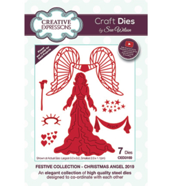 CED3169 Creative Expressions Christmas Angel 2019