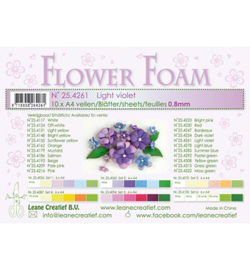 254261 Leane Creatief Foam sheets Light violet