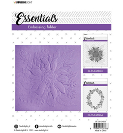 SL-ES-EMB03 - SL 3D Embossing Folder Falling leaves Essentials nr.03