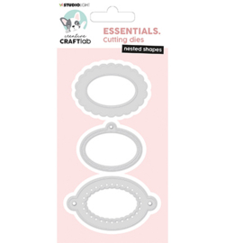 CCL-ES-CD158 Nested shapes oval Essentials nr.158