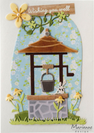 CR1540 Marianne Design Craftables Wishing Well by Marleen