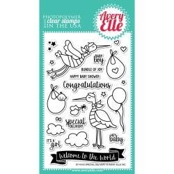 531933 Avery Elle Clear Stamp Set Special Delivery