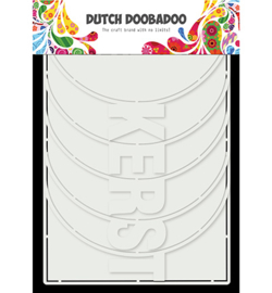 470.784.017 Dutch DooBaDoo  Card Art Kerst Album 6 set