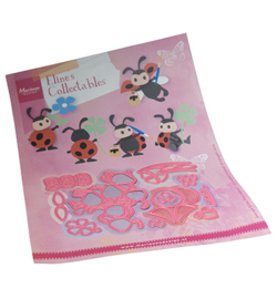 COL1525 Marianne Design Collectables Eline's Ladybugs