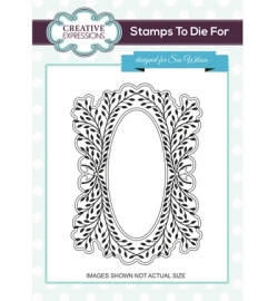 UMS688 Stamps To For Die Laurel Flourish