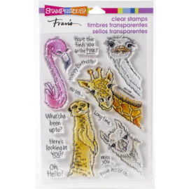 615372 Stampendous Perfectly Clear Stamps Peeking Pals