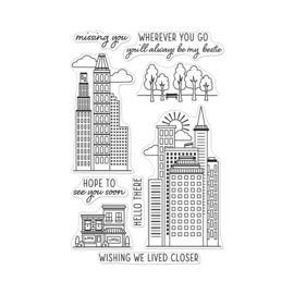 666793 Hero Arts Clear Stamps Wherever You Go 4"X6"