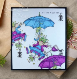 PI250  Pink Ink Designs The Brolly & The Ivy A5 Clear Stamps