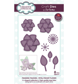 CED1511 The Finishing Touches Collection Petal Pocket Flower