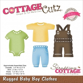 CCE148 CottageCutz Elites Die Rugged Baby Boy Clothes