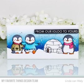 YUZU-013 Playful Penguins Clear Stamps