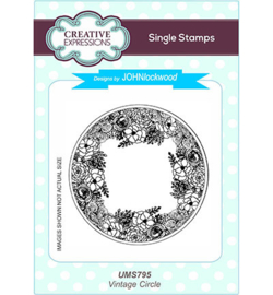 UMS795 Single Stamp Vintage Circle