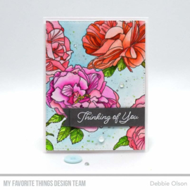 BG-120 My Favorite Things Fanciful Roses Background Stamp