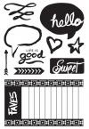 394799 Basic Grey Highline Cling Stamps By Hero Arts Good Times