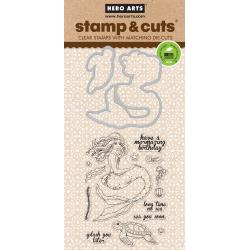 388579 Hero Arts Stamp & Cut Mermaid