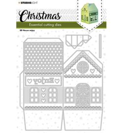 SL-ES-CD243 - Christmas 3D house enjoy Essentials nr.243