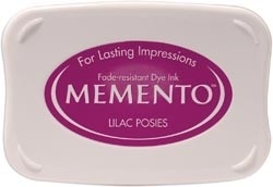 407301 Memento Full Size Dye Inkpad Lilac Posies
