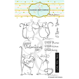 647535 C3AJ417 Colorado Craft Company Clear Stamps Ever Thine-By Anita Jeram  4"X6"