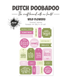 474.007.028 Dutch DooBaDoo Stansvel Wild Flowers teksten