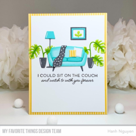 CS-688 My Favorite Things Couch Potato Clear Stamps