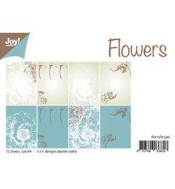 6011/0530 Papier Set A4 Design Flowers