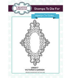UMS817 To Die For Stamp Victoria's Garden