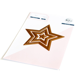 PF148422 Pinkfresh Studio Hot Foil Plates Nested Stars