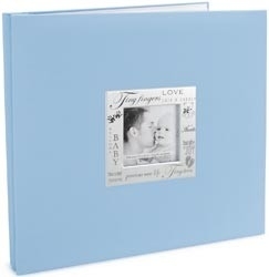 352349 Expressions Postbound Album Baby - Blue