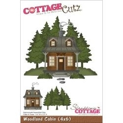 310244 CottageCutz Die Woodland Cabin