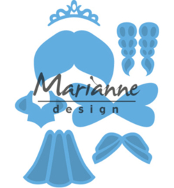 LR0529 Marianne Design Creatables Kim's Buddies princess
