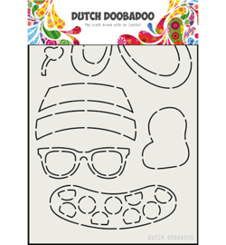 470.713.801 Dutch DooBaDoo Card Art Built up Bear Zomer