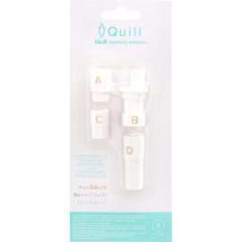 WR661147 We R Memory Keepers Quill Tool Pen Adapters 4/Pkg