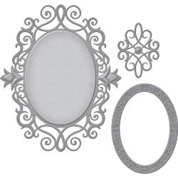 S4739 Spellbinders Nestabilities Dies Oval Ironwork