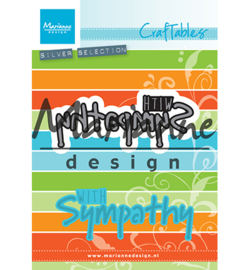 CR1315 Marianne Design Creatables With sympathy