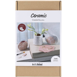 977884 Creativ Company Hobbyset keramiek, diverse kleuren