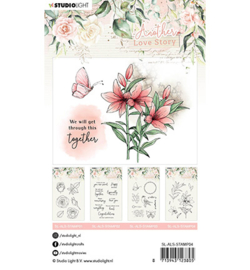 SL-ALS-STAMP04 StudioLight Clear Stamp Lily flower Another Love Story nr.4