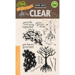 HA-CM166 Hero Arts Clear Stamps Color Layering Mangrove 4"X6"