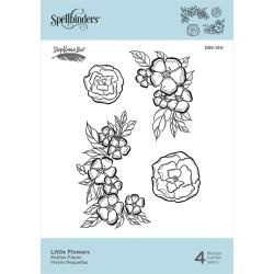 SBS190 Spellbinders Cling Stamps Little Flowers  By Stephanie Low