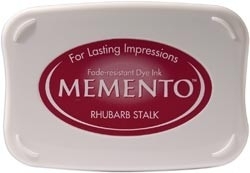 407297 Memento Full Size Dye Inkpad Rhubarb