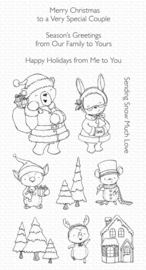 SY-62 Christmas Characters Clear Stamps