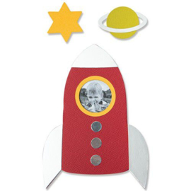 666030 Sizzix Bigz L Die Space Rocket by Olivia Rose