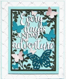 CED4452 Creative Expressions All in one craft die Every day is a new adventure